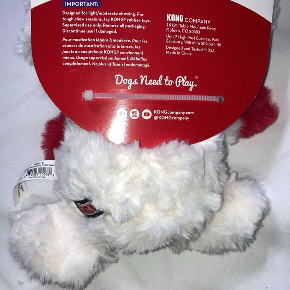 KONG Holiday Scrumplez Dog Toy Tugging Squeaking Interactive Play Hard to Find - Picture 2 of 16